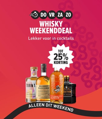 Whisky weekenddeal: Lekker voor in cocktails!